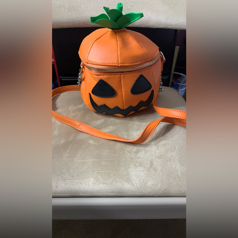 Pumpkin Crossbody Bag.